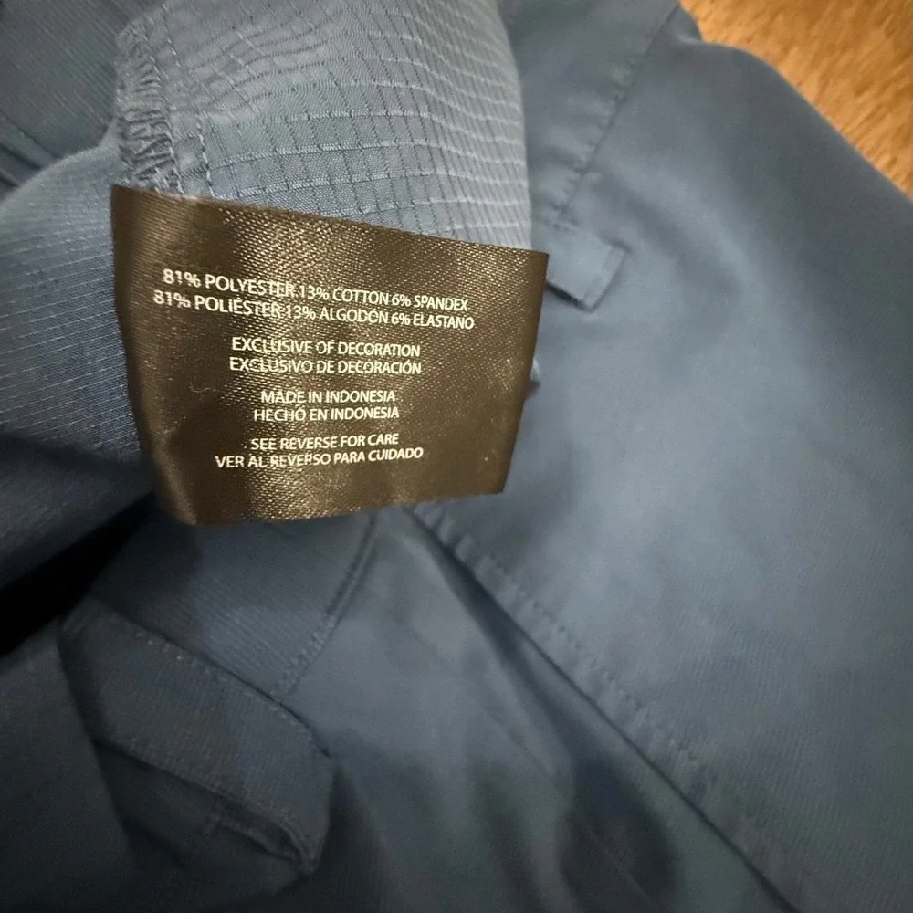 Banana Republic Performance Shorts Mens 30 Blue Elastic Waist Golf 9